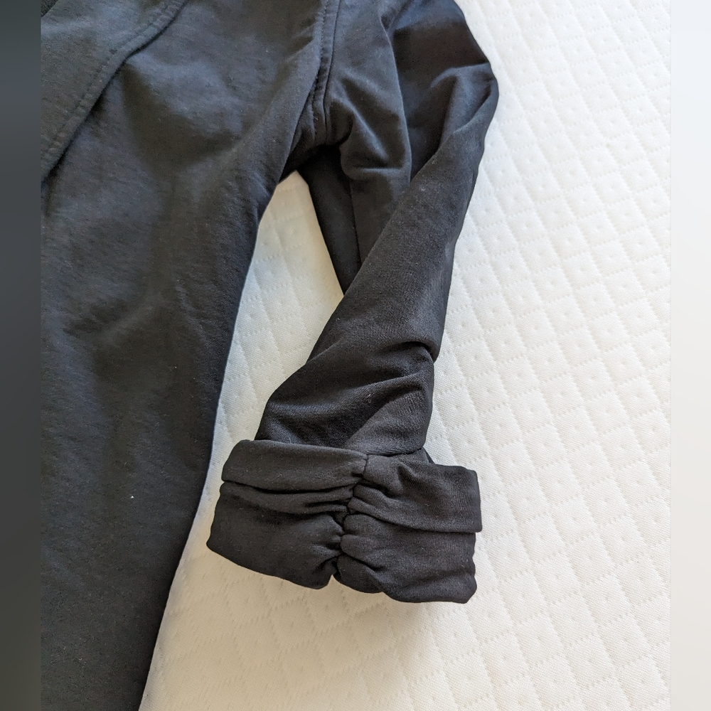 Theory Draped Open-Front Jacket Cardigan, Cotton … - image 4